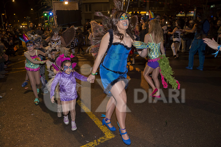 Rua del Carnaval de Les Roquetes del Garraf 2017